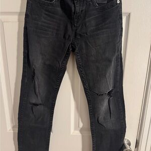 True Religion Kids Black Distressed Jeans